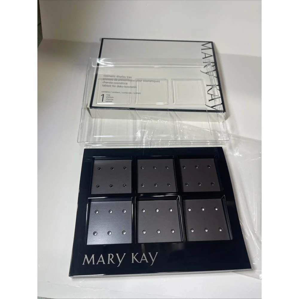 Mary Kay Empty Black Cosmetic Display 1 Tray Palette